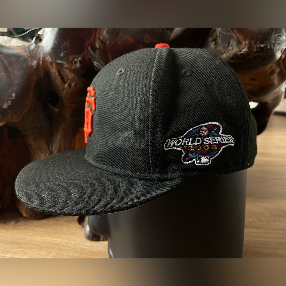 San Francisco Giants MLB Essential Black 9FIFTY Cap 2002 World Serious - Picture 11 of 16
